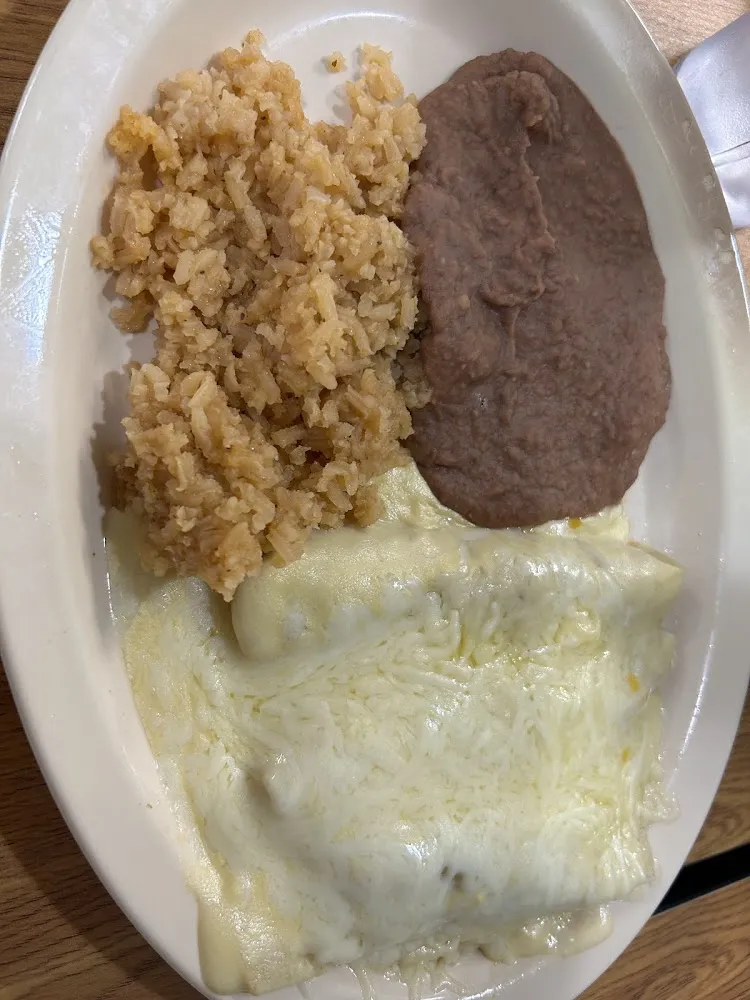 Sour Cream Enchiladas Plate